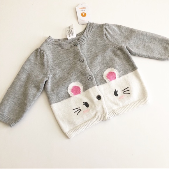 Gymboree Other - NWT! Gymboree Mouse Sweater/Cardigan